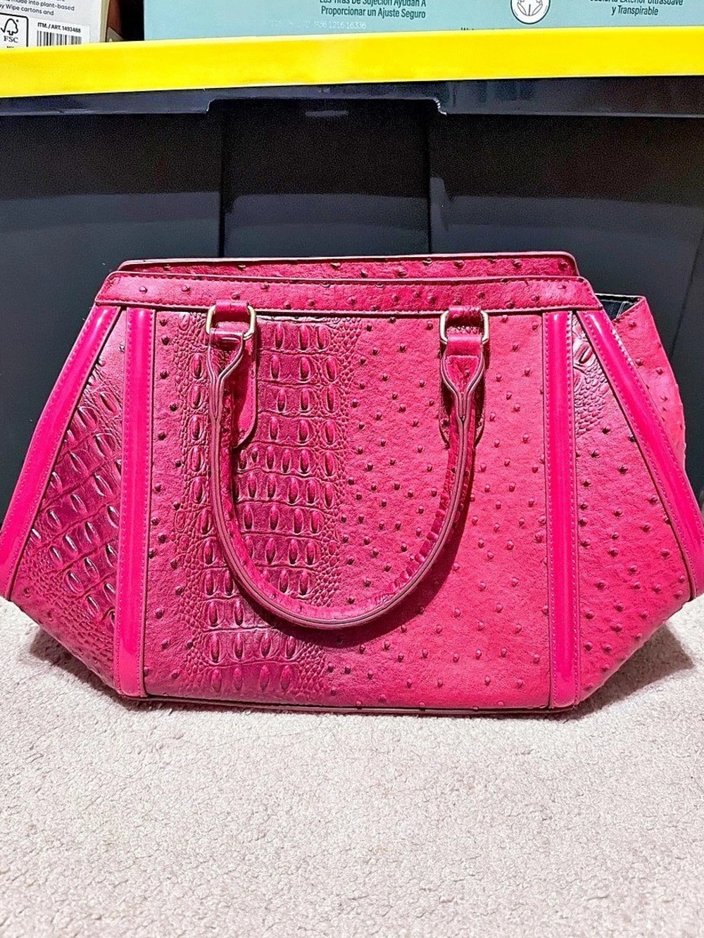 NWOT Cato Red Embossed Shoulder Bag
